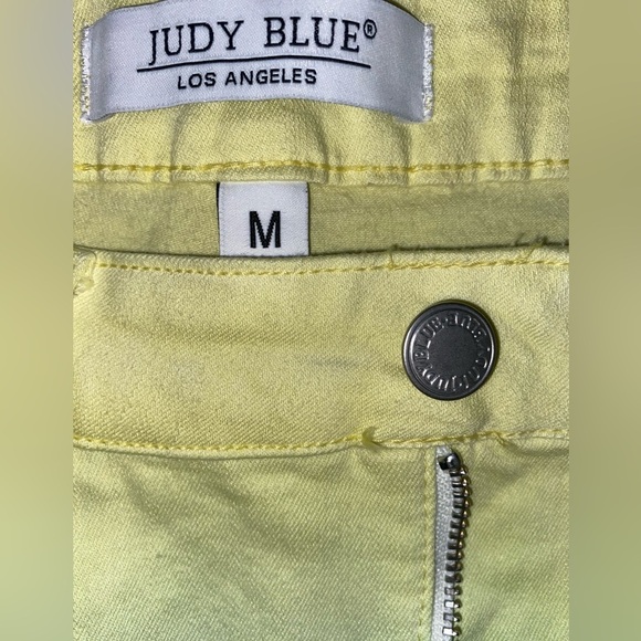 Judy Blue Dip Dye Shorts Denim Ombre Pastel Size MED - Picture 3 of 6